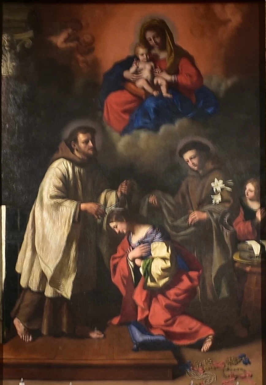 Il giovane - 109, Madonna col Bambino e santi, Chiesa di Santa Chiara